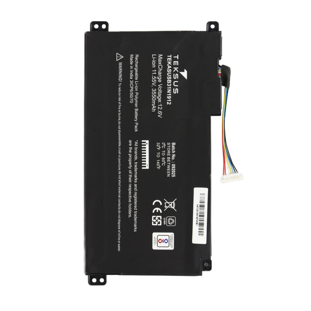 Teksus Laptop Battery Compatible For Asus E410M | B31N1912 view 3